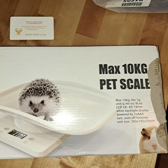 Digital Baby, pet food Scales with LCD Display-small 22 lbs max - Picture 5 of 10